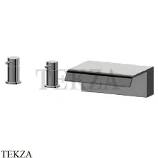 Newform Cascate Смеситель на борт ванны каскад 70032.59.064, PVD Brushed gun metal