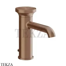 Gessi Origini MATERIC Смеситель для раковины с донным клапаном 66001-708, Copper Brushed