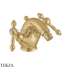 FIMA Carlo Frattini EPOQUE Смеситель для биде, с донным клапаном F5062/2OS, Brushed gold