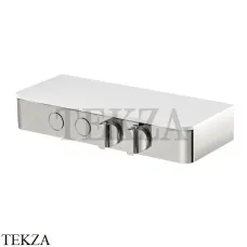 FIMA Carlo Frattini SWITCH Термостат для душа 2 потока, внешняя часть F5940SN, Brushed nickel