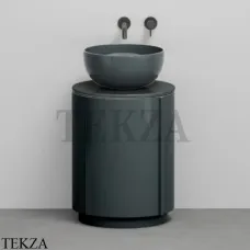 CIELO Arcadia Tiberino Тумба TIMOCC с раковиной Fumo, слив в пол, Fumo