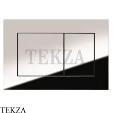 TECEnow Панель смыва для унитаза с двумя клавишами 9240401, хром  глянец
