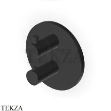 Zucchetti Pan Термостат для душа, 2 выхода, внешняя часть Z94651.N1, черный goffrato