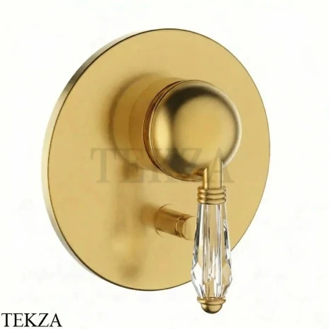 Nicolazzi Cristallo Смеситель для душа. 2 потока, внешняя часть, 3460EXTSG33, Satin Gold