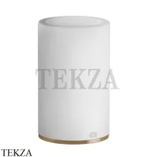 Gessi 316 ACCESSORIES Стакан для зубных щеток настольный, композит белый 54731-726, Warm Bronze Br.