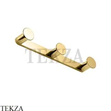 Colombo Mini Крючок для халата и полотенец тройной CD117.OM, золото Brushed