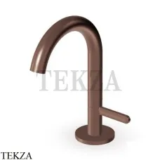 Zucchetti Isy22 Смеситель для раковины прогрессивный, без гарнитуры ZIS2811.P21, brushed chocolate PVD