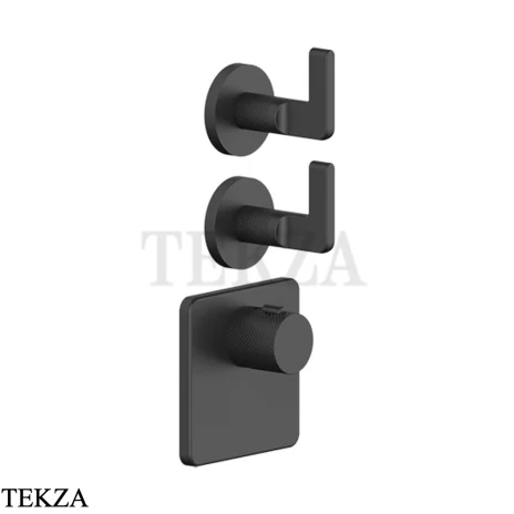 Gessi INCISO WELLNESS Термостат 2 выхода, внешняя часть 58214-299, Black XL