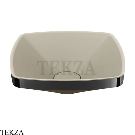 Gessi Jacqueline Раковина настольная, без перелива 77610-706, black хром глянец