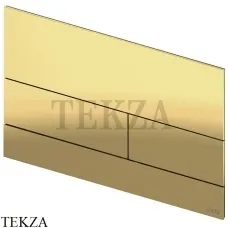 TECE Square II Панель смыва для унитаза 9240839, , золото глянец