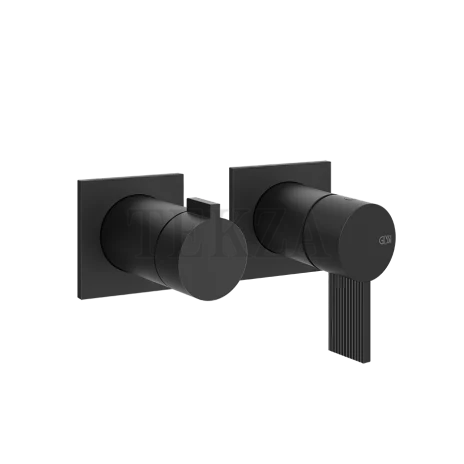 Gessi Inverso RIGATO Смеситель для душа, 2 потока, внешняя часть 73538-299, Matte Black