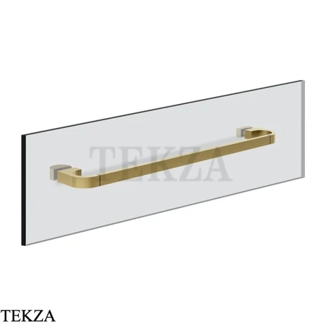 Gessi Perle Полотенцедержатель для крепления на стекло, 45 см 74913-727, шампань Brushed