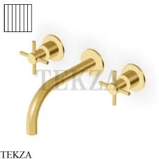 Zucchetti Helm Vertical Смеситель для раковины, внешняя часть ZHM760.XP41G2, brushed gold PVD