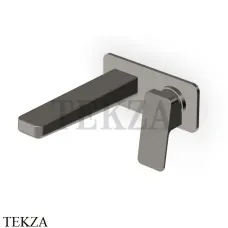 Zucchetti JINGLE Смеситель для раковины, внешняя часть ZIN634.C51, brushed metal black