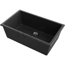 Omoikiri Okinoshima 76-U/I Кухонная мойка Natceramic прямоугольная 4997146 черный