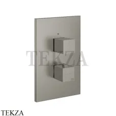 Gessi Rettangolo shower Термостат на 3 выхода, внешняя часть 20190-149, Finox Brushed Nickel