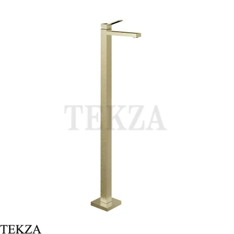 Gessi RETTANGOLO K Смеситель для раковины напольный, внешняя часть 53095-727, Brushed Brass PVD