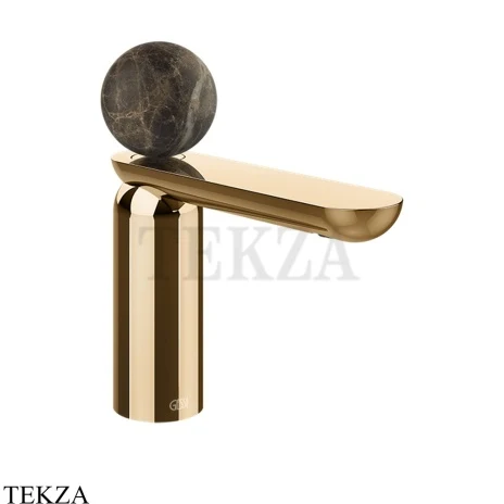 Gessi Perle Смеситель для раковины, с донным клапаном 74151-735, бронза глянец
