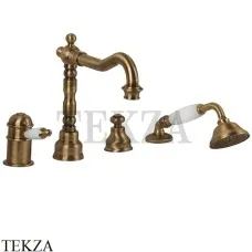 Migliore Oxford Смеситель для ванны термостат с гарнитуром 19087, бронза classic