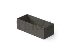 Dea Design Ванна отдельностоящая 158x68 см DD8607 1580 5 ,  Graphite №5