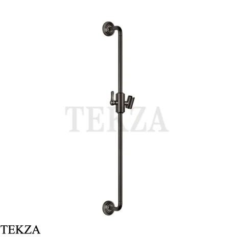 Gessi VENTI20 Штанга для ручного душа с держателем 65145-707, Black Metal Brushed PVD
