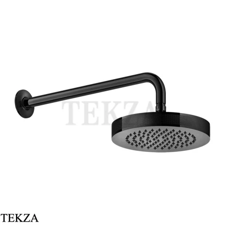 Gessi INCISO SHOWER Верхняя душевая лейка с кронштейном 58185-706, Black Metal PVD