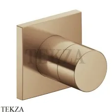 Keuco IXMO Вентиль запорный, квадрат, внешняя часть 59541030002, Бронза шлифованная