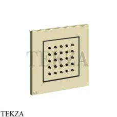 Gessi Rettangolo shower Боковая форсунка, поворотная, внешняя часть 32984-710, Brass PVD