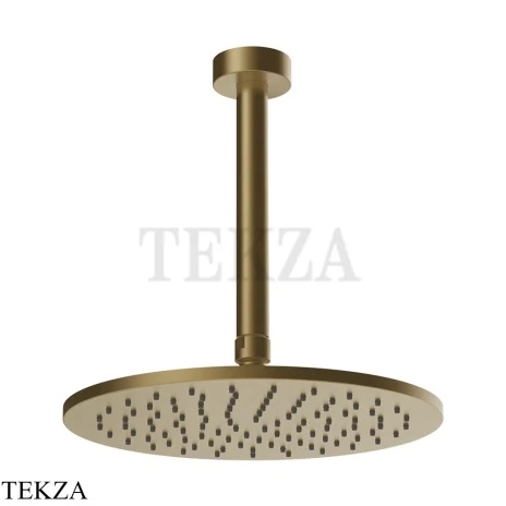 Gessi ANELLO Верхняя лейка с потолочным кронштейном под размер 63350-791, Deep Bronze Br. PVD