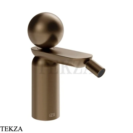 Gessi Perle Смеситель для биде с донным клапаном 74067-761, бронза Coffee