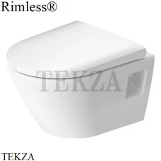 Duravit D-Neo Унитаз подвесной без ободка компакт 2587090000, сиденье микролифт SoftClose, белый глянец