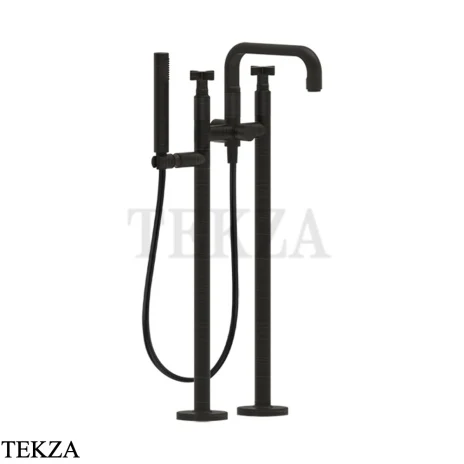 Gessi INCISO+ Смеситель для ванны напольный, внешняя часть 58129-187, Aged Bronze
