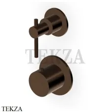Zucchetti Helm Термостат для душа на 1 поток, внешняя часть ZHL801.XP21, brushed chocolate PVD