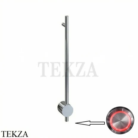 BRONER BRUNO H Электрический полотенцесушитель 60 с кнопкой, BR.007.060.0000.P, сталь глянец