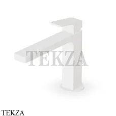 Zucchetti JINGLE Смеситель для раковины, с донным клапаном ZIN692.W1, белый goffrato