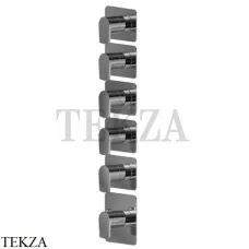 Newform HAKA Смеситель для душа, 5 потоков, внешняя часть 69873E.59.064, PVD Br. Gun Metal