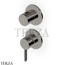 Zucchetti Isy22 Смеситель для душа, 2 потока, внешняя часть ZIS778.C50, metal black Zucchetti Isy22 Смеситель для душа, 2 потока, внешняя часть ZIS778.C50, metal black