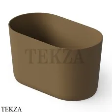 Dea Design Single Ванна отдельностоящая сидячая 135x75 Solid Surface DD8673 1350 1, Dark Camel №1