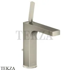 Axor Citterio Смеситель для раковины 160, с донным клапаном 39031820, Brushed Nickel