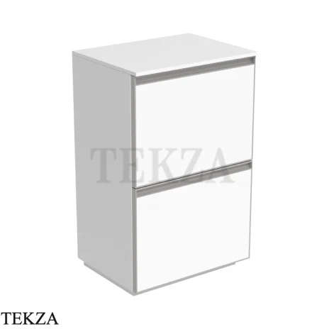Flaminia Cubika тумба под раковину напольная 50×37×78,5 см, 2 ящика, белый матовый