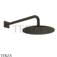 Gessi RILIEVO Верхняя душевая лейка D25 с кронштейном 59148-845, Dark Bronze