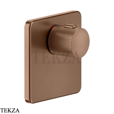Gessi INCISO WELLNESS Термостатический смеситель, внешняя часть 58254-708, Copper Brushed PVD