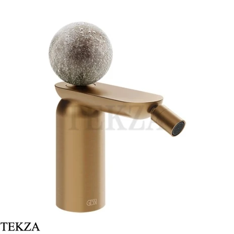 Gessi Perle Смеситель для биде с донным клапаном 74667-726, бронза Brushed