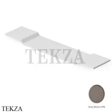 Dea Design Accessories Полка для ванны Solid surface DD3602 940 6, Grey Brown №6