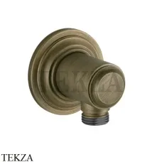 Gessi VENTI20 Вывод воды для душевого шланга 65169-713, Antique Brass