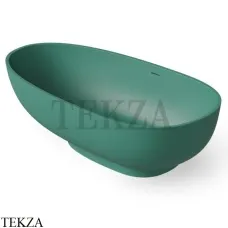 Dea Design Modern Ванна отдельностоящая овоидной формы 180x94 Solid Surface DD8616 1800 10, Green №10