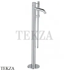 Kludi BOZZ Смеситель для ванны напольный с гарнитуром 385900576, хром глянец