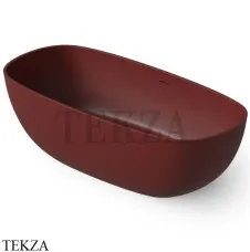 Dea Design Modern Ванна отдельностоящая скругленная 180x85 Solid Surface DD8666 1800 17, Red Wine №17