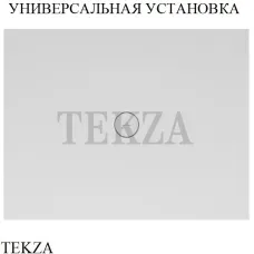 Villeroy & Boch SUBWAY INFINITY Душевой поддон из керамики, универсальная установка 6228J501, белый глянец