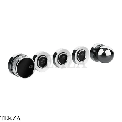 Gessi Perle Термостат для душа на 3 потока, внешняя часть 74034-031, хром глянец